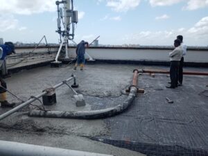 Waterproofing Work for Roof Top Slab at Sahaspura Housing Project