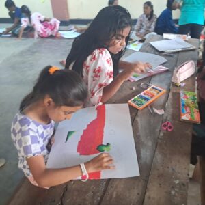 සිරිමුතු උයන ජනාවාසයේ ළමා සිතුවම් තරගාවලිය පළමු අදියර