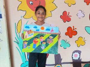 ළමා සිතුවම් තරඟය පළමු අදියර – සිරිසර උයන සිරිසර ළමා සමිතිය